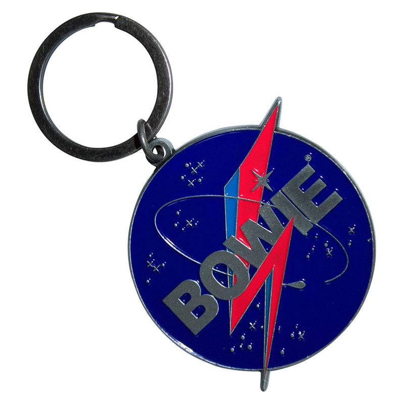 Rock Off officially Licensed Products David Bowie Space Logo keyring Keychain One Size