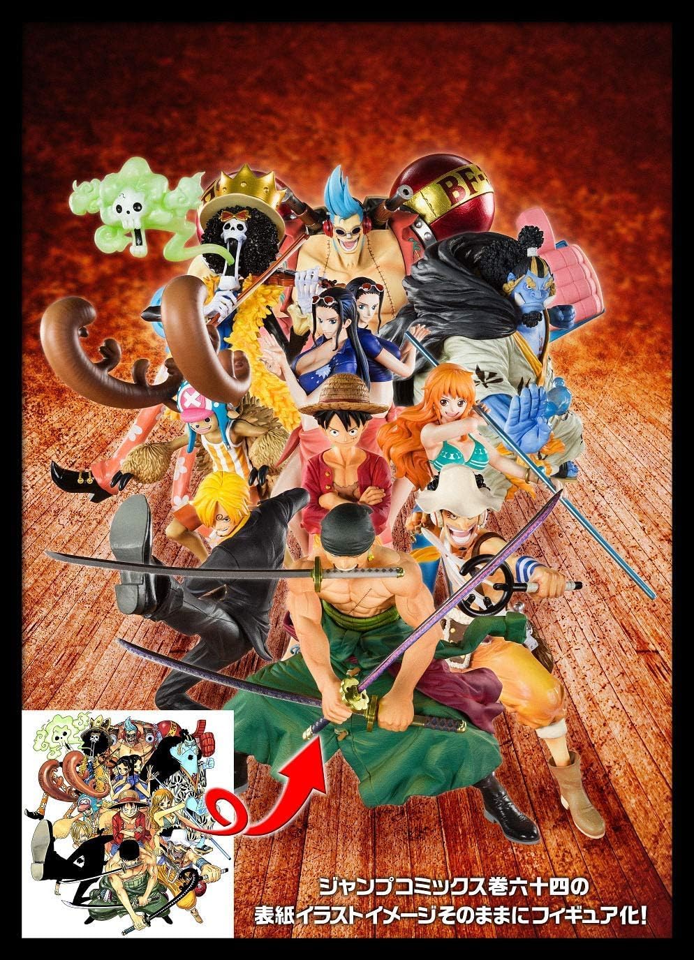 TAMASHII NATIONS - One Piece - Straw Hat Luffy, Bandai Spirits FiguartsZERO Collectible Figure