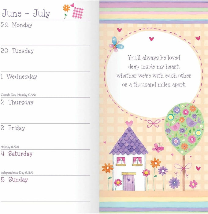 Carousel Worldwide, To My Mum 2026 Slim Diary Planner