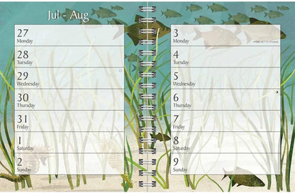 Carousel Worldwide, National Trust, Illustrated 2026 Deluxe Wire-o Diary Planner