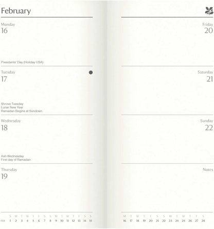 Carousel Worldwide, National Trust 2026 Deluxe Slim Diary Planner
