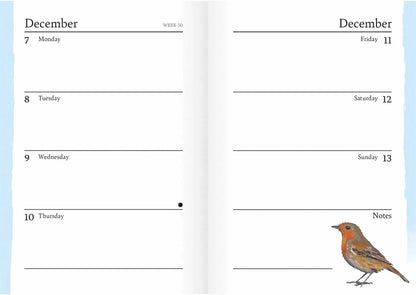 Carousel Worldwide RSPB 2026 Diary Planner – Wildlife Photography, Monthly & Weekly Organiser, Durable Hardcover Journal