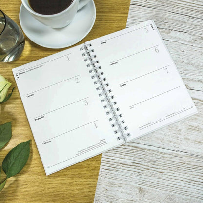 Carousel Worldwide, Sarah Raven's Grow Cook Eat in Art 2026 Deluxe Wire-o Diary Planner