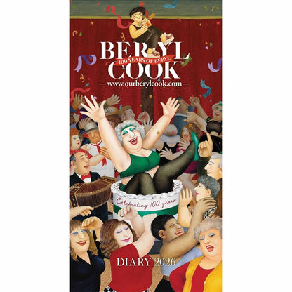 Carousel Worldwide, Beryl Cook 2026 Deluxe Slim Diary Planner