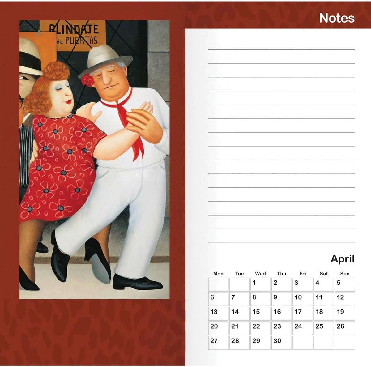 Carousel Worldwide, Beryl Cook 2026 Deluxe Slim Diary Planner