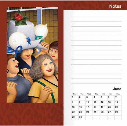 Carousel Worldwide, Beryl Cook 2026 Deluxe Slim Diary Planner
