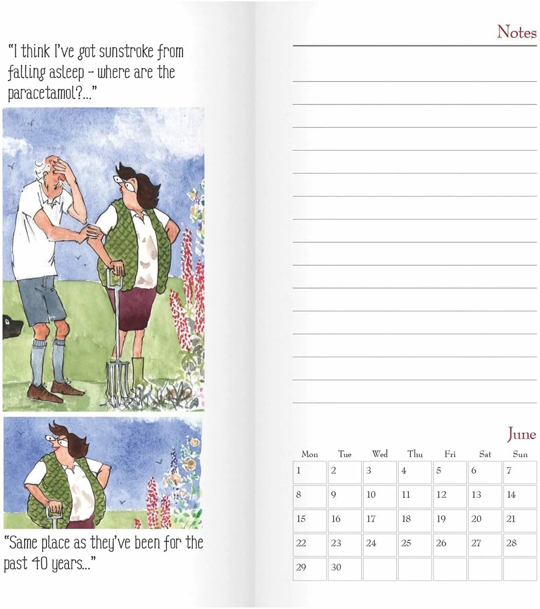 Carousel Worldwide, Tottering By Gently 2026 Deluxe Slim Diary Planner