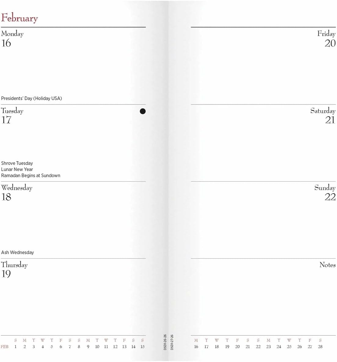 Carousel Worldwide, Tottering By Gently 2026 Deluxe Slim Diary Planner