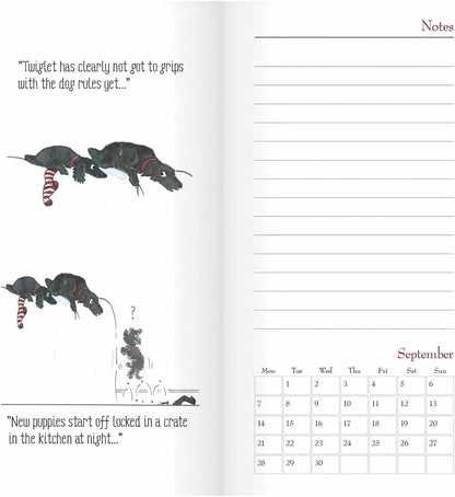 Carousel Worldwide, Tottering By Gently 2026 Deluxe Slim Diary Planner