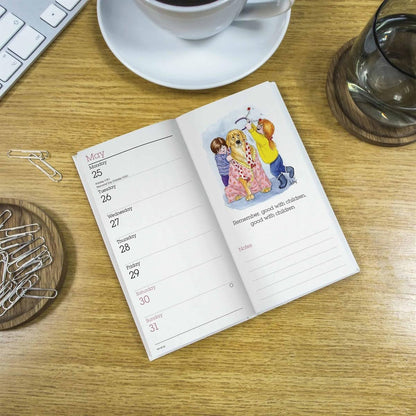 Carousel Worldwide, Alison's Animals 2026 Slim Diary Planner
