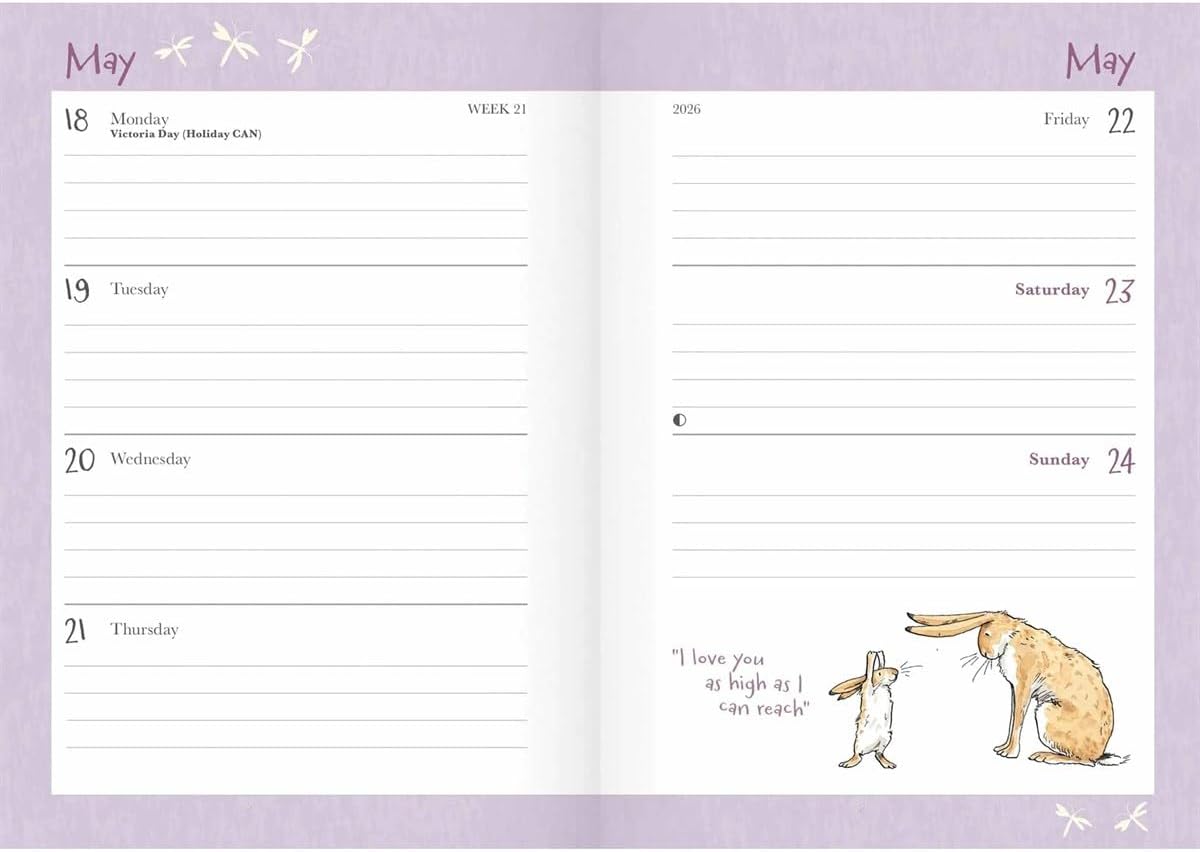 Carousel Worldwide, Guess How Much I Love You 2026 Diary Planner