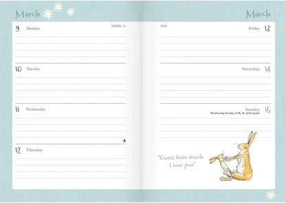 Carousel Worldwide, Guess How Much I Love You 2026 Diary Planner