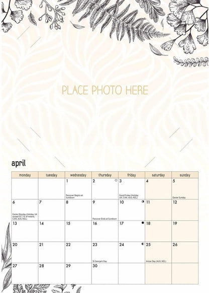 Carousel Worldwide, Your Family Photos 2026 A4 Wall Calendar