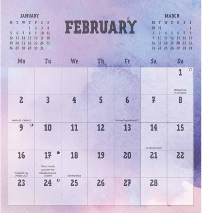 Carousel Worldwide, Be Organised and Be Awesome 2026 Easel Desk Calendar