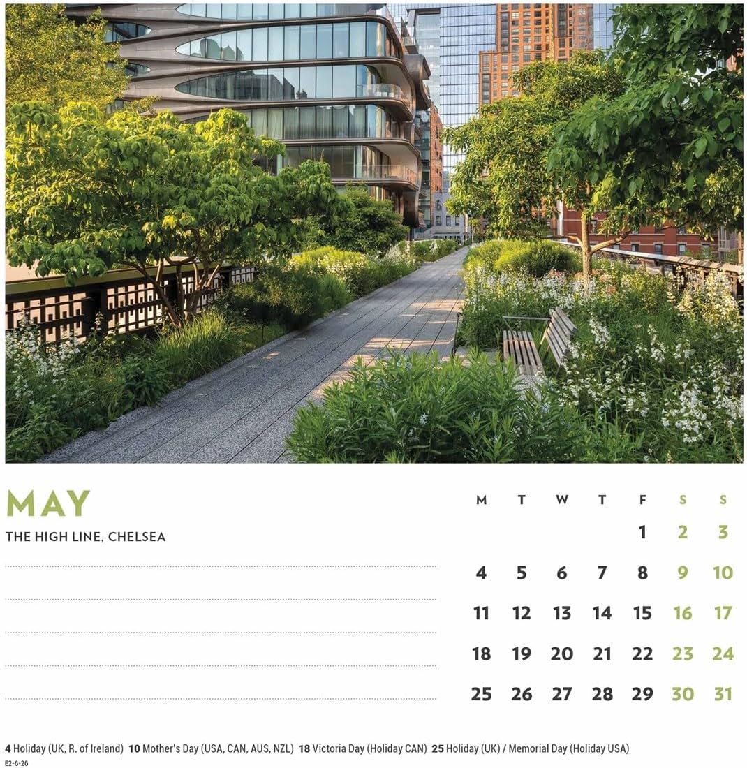 Carousel Worldwide, New York 2026 Easel Desk Calendar