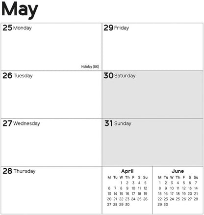 Carousel Worldwide, Essential Week-to-view 2026 Easel Desk Calendar