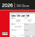 Carousel Worldwide, Essential Week-to-view 2026 Easel Desk Calendar