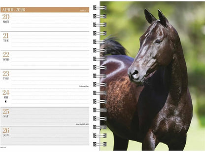 Carousel Calendars Horses A5 Diary 2026