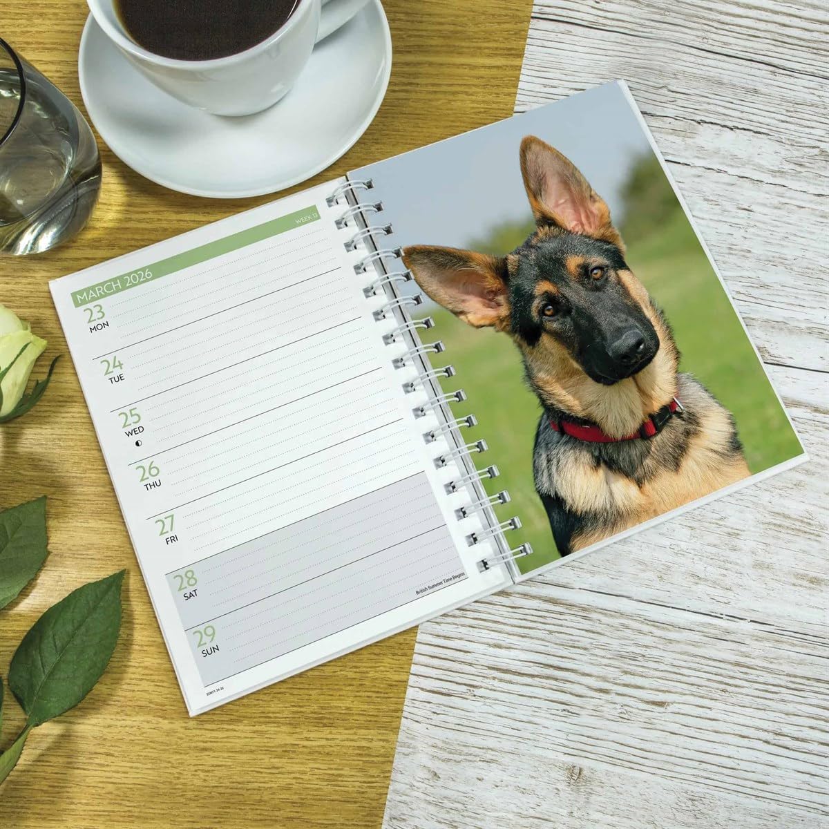Carousel Worldwide, German Shepherds 2026 A5 Diary