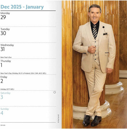 Carousel Worldwide, Daniel O'Donnell 2026 Slim Diary Planner