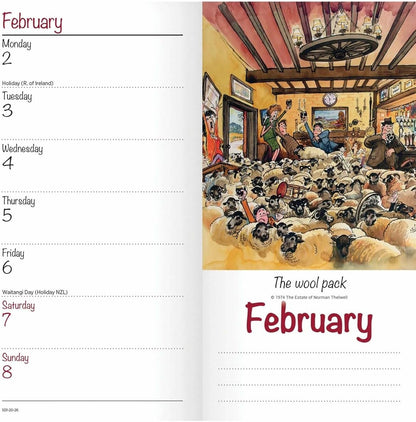 Carousel Worldwide, Thelwell 2026 Slim Diary Planner