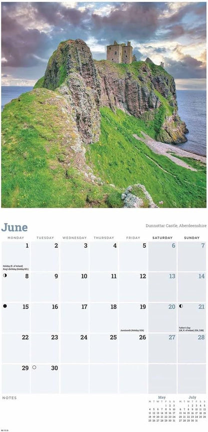 Carousel Worldwide, Scotland 2026 Mini Wall Calendar