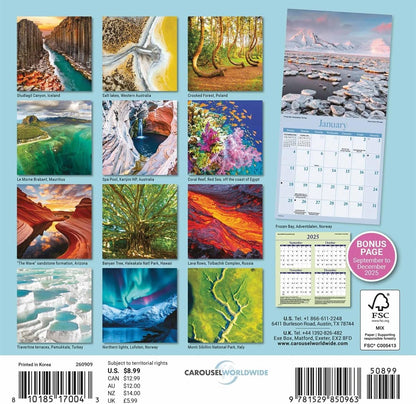 Carousel Worldwide, Amazing Planet 2026 Mini Wall Calendar