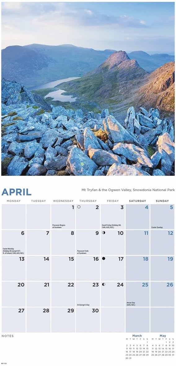 Carousel Worldwide, Britain 2026 Mini Wall Calendar