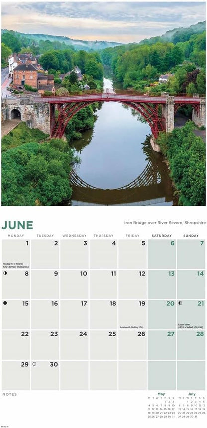 Carousel Worldwide, Britain 2026 Mini Wall Calendar