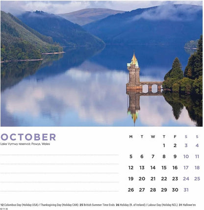 Carousel Worldwide, British Landscapes 2026 Desk Calendar