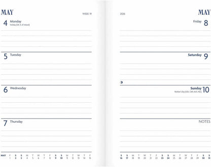 Carousel Worldwide, Cornwall 2026 A6 Diary Planner