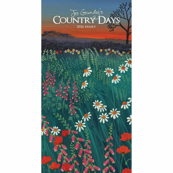 Carousel Worldwide, Jo Grundy Country Days 2026 Deluxe Slim Diary Planner