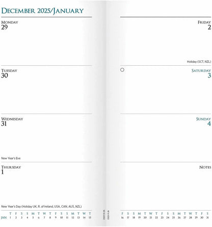 Carousel Worldwide, Jo Grundy Country Days 2026 Deluxe Slim Diary Planner