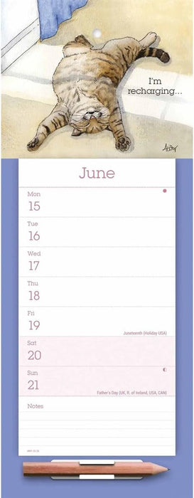 Carousel Worldwide, Alisons Animals 2026 Week-To-View Magnetic Calendar