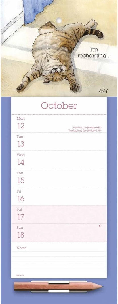 Carousel Worldwide, Alisons Animals 2026 Week-To-View Magnetic Calendar