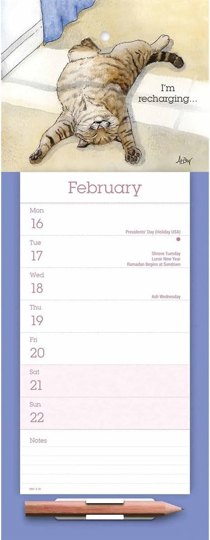 Carousel Worldwide, Alisons Animals 2026 Week-To-View Magnetic Calendar