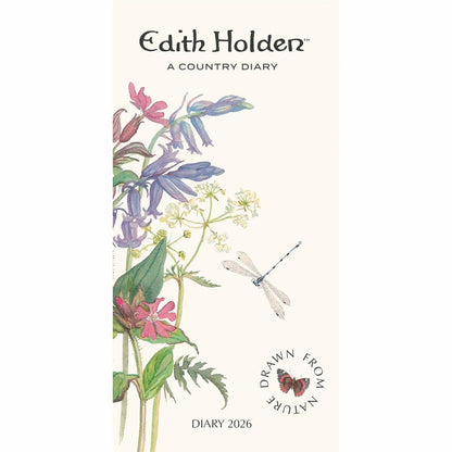 Carousel Worldwide, Edith Holden, Country 2026 Deluxe Slim Diary Planner