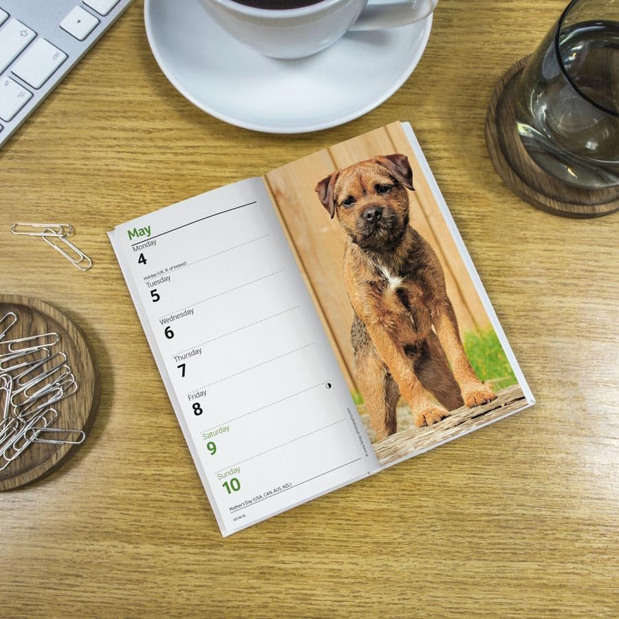 Carousel Worldwide, Border Terriers 2026 Slim Diary Planner