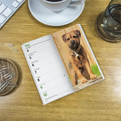 Carousel Worldwide, Border Terriers 2026 Slim Diary Planner