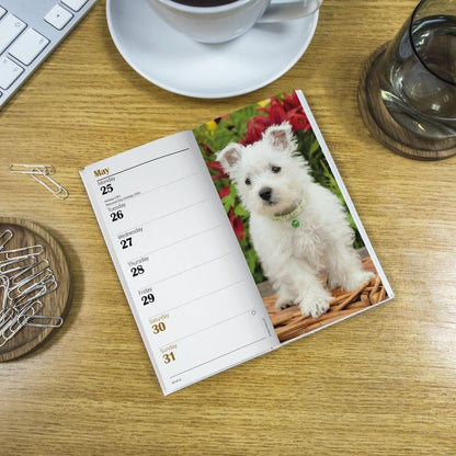 Carousel Worldwide, West Highland White Terriers 2026 Slim Diary Planner
