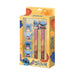 Disney Lilo et Stitch Mix-Pack de Stylo Gel Effaçable + Crayon Éternel + 4 Gommes, Jaune, 14 x 23 cm