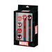 Marvel Spiderman Peter-Pack of Erasable Gel Pen + Eternal Pencil + 4 Erasers, Black, 14 x 23 cm