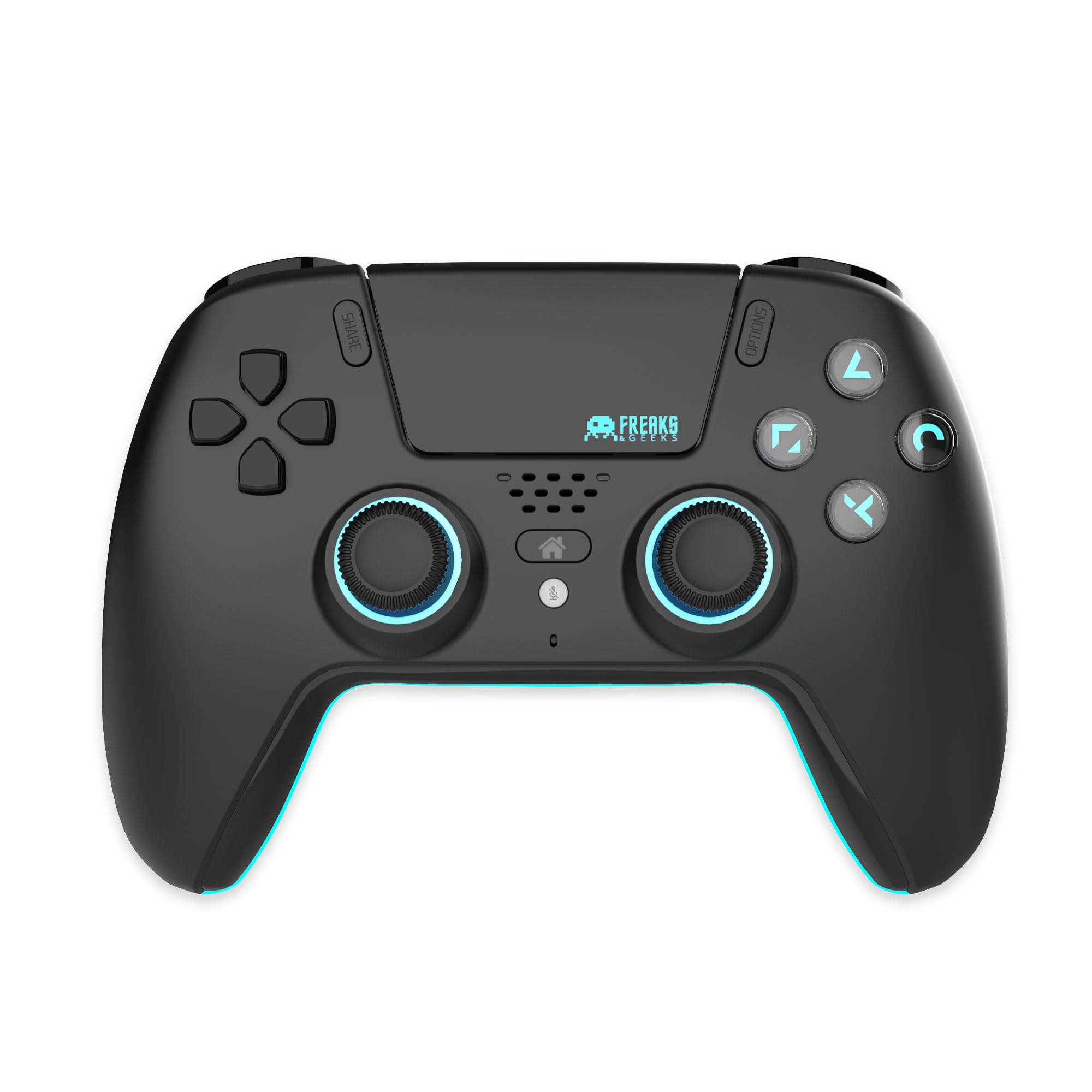 Freaks and Geeks- Bluetooth Wireless Controller for Playstation PS5 with LED