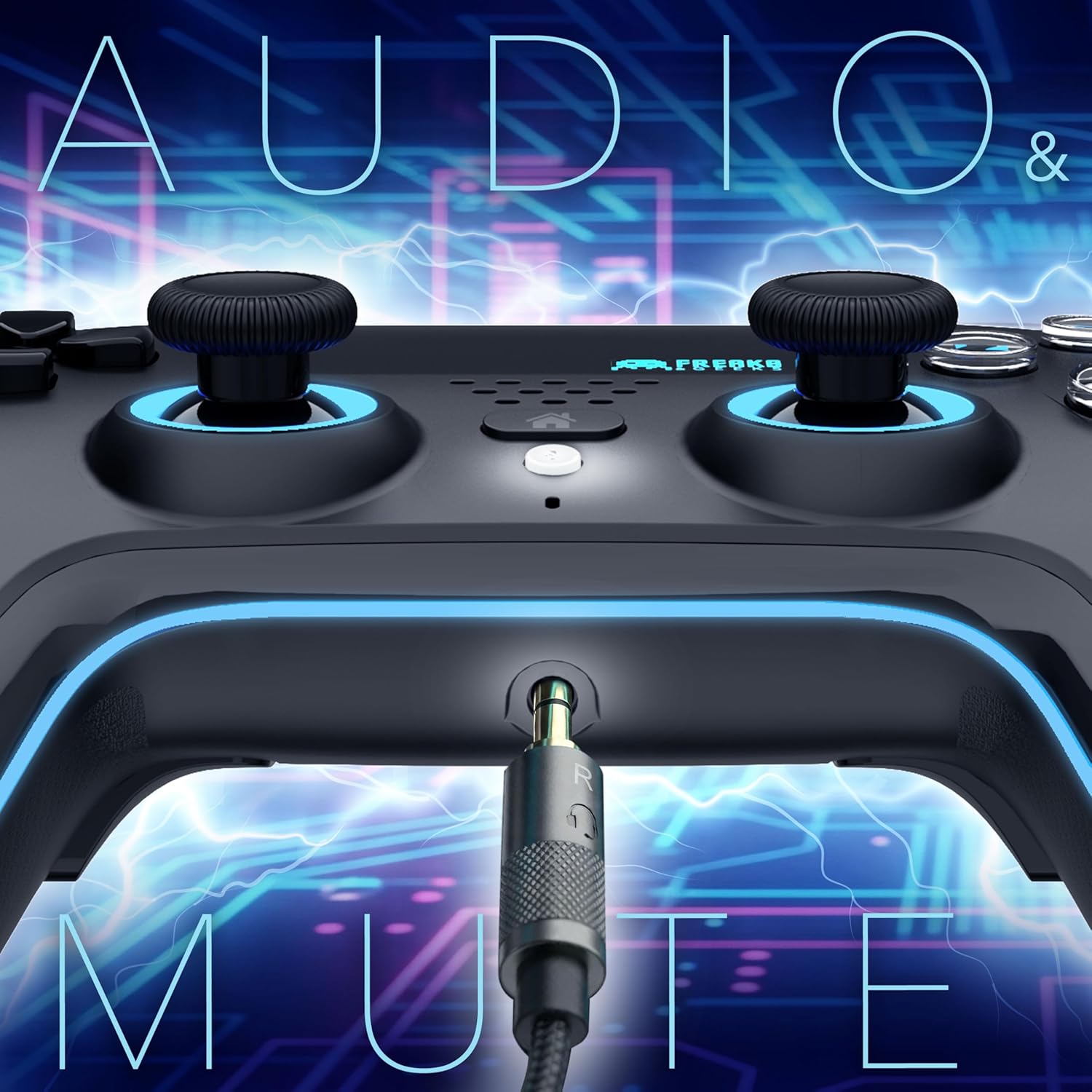 Freaks and Geeks- Bluetooth Wireless Controller for Playstation PS5 with LED