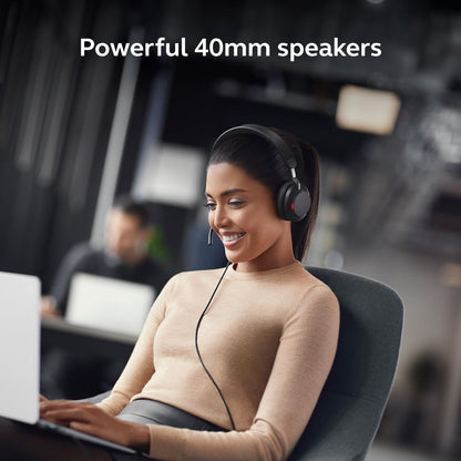 Jabra Evolve2 40 SE - USB-C/A Corded Mono Headset | Certified for UC Platforms |