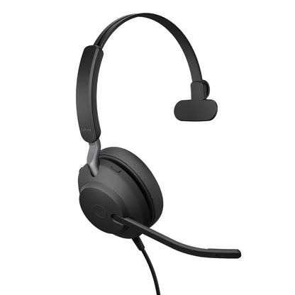 Jabra Evolve2 40 SE - USB-C/A Corded Mono Headset | Certified for UC Platforms |