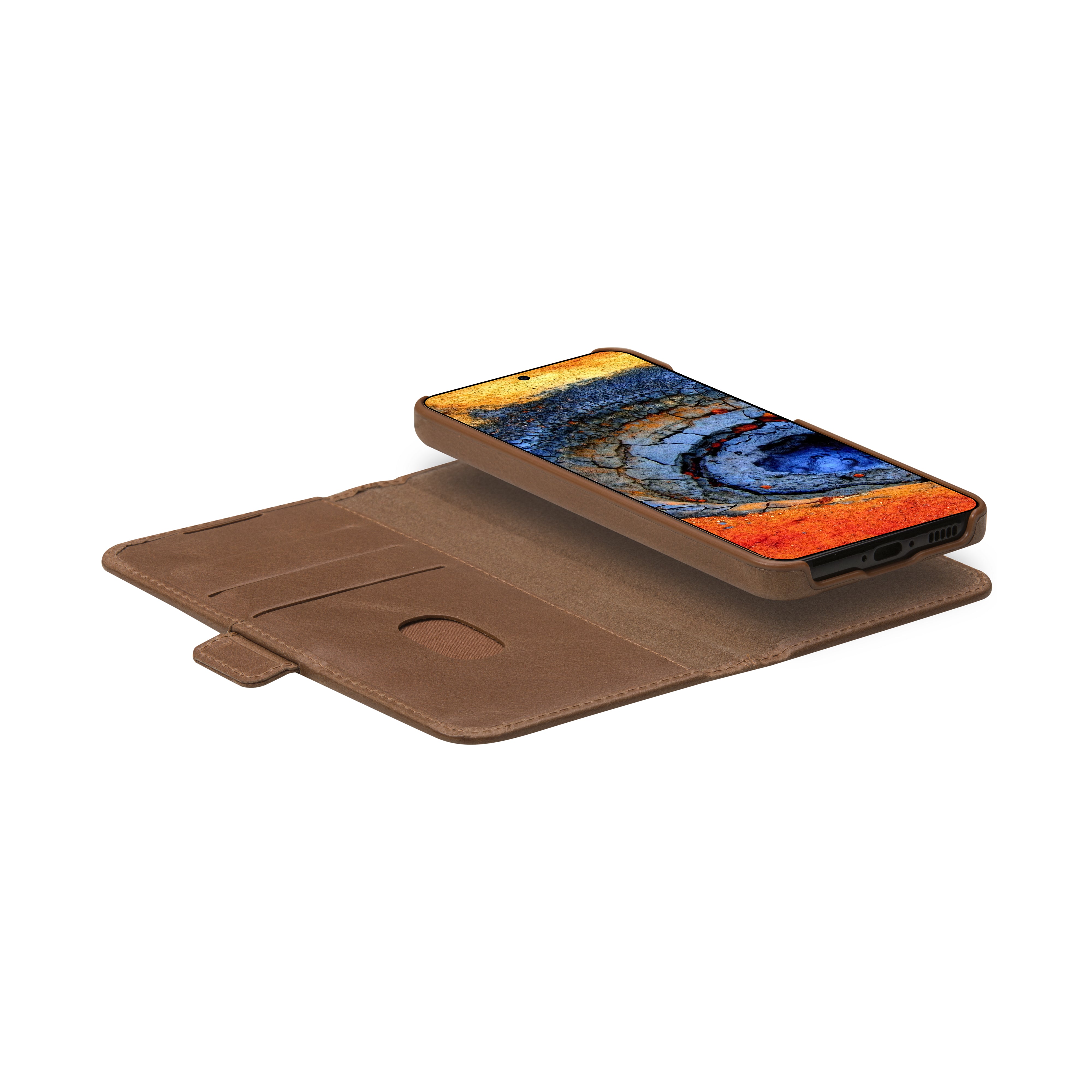 dbramante1928 Lynge mobile phone case 17 cm (6.7") Flip case Tan