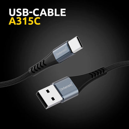 Data Cable A315C Nylon Black