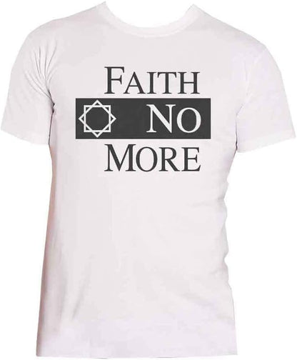 Faith No More FNMTS02MW03 T-Shirt, White, Large