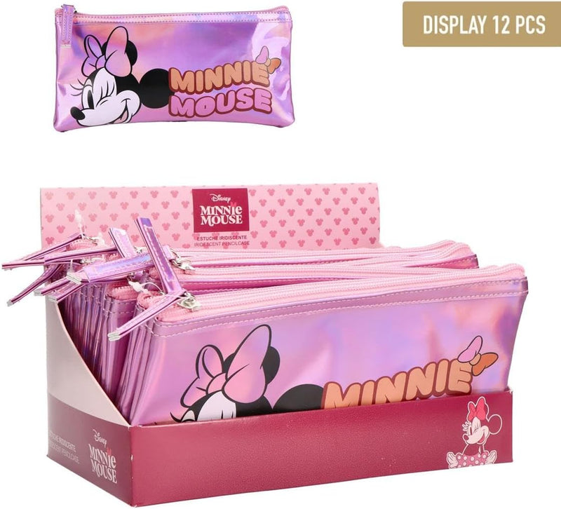 CERDÁ LIFE'S LITTLE MOMENTS /Pencil Case Iridescent Minnie or Barbie, pink